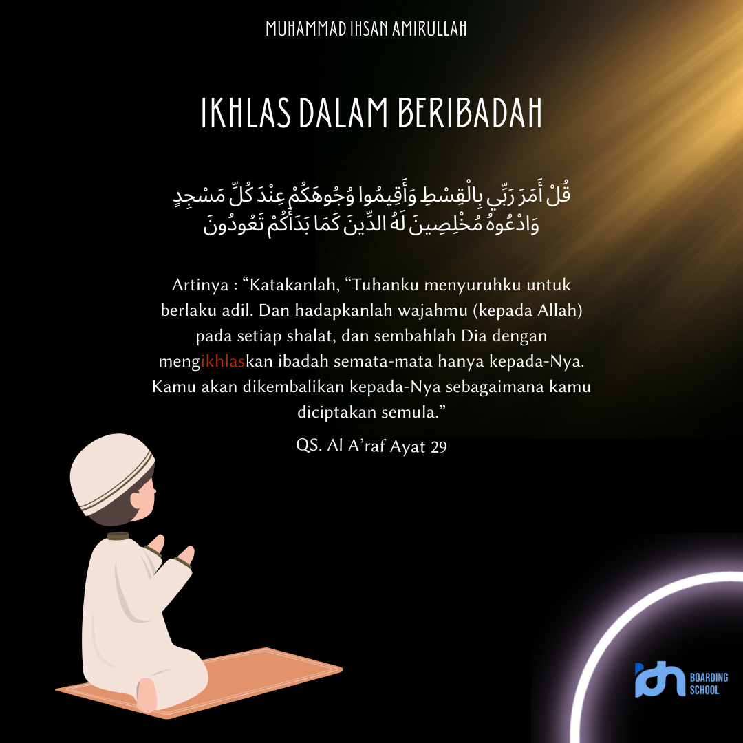 Ikhlas Dalam Beribadah