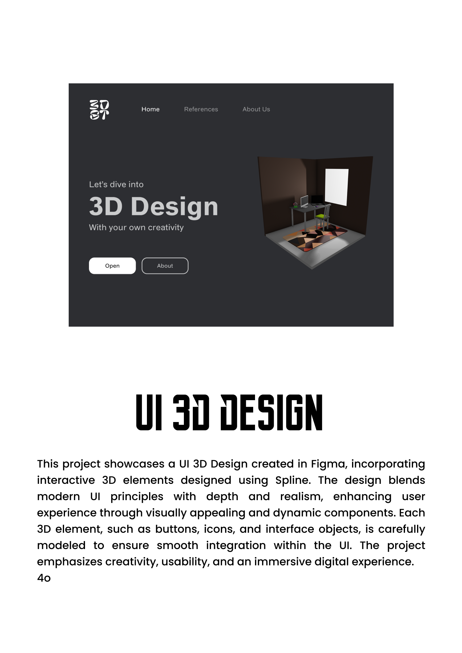 Muhammad Ihsan Amirullah - UI 3D Design