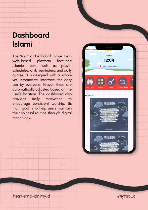 Poster - Dashboard Islami